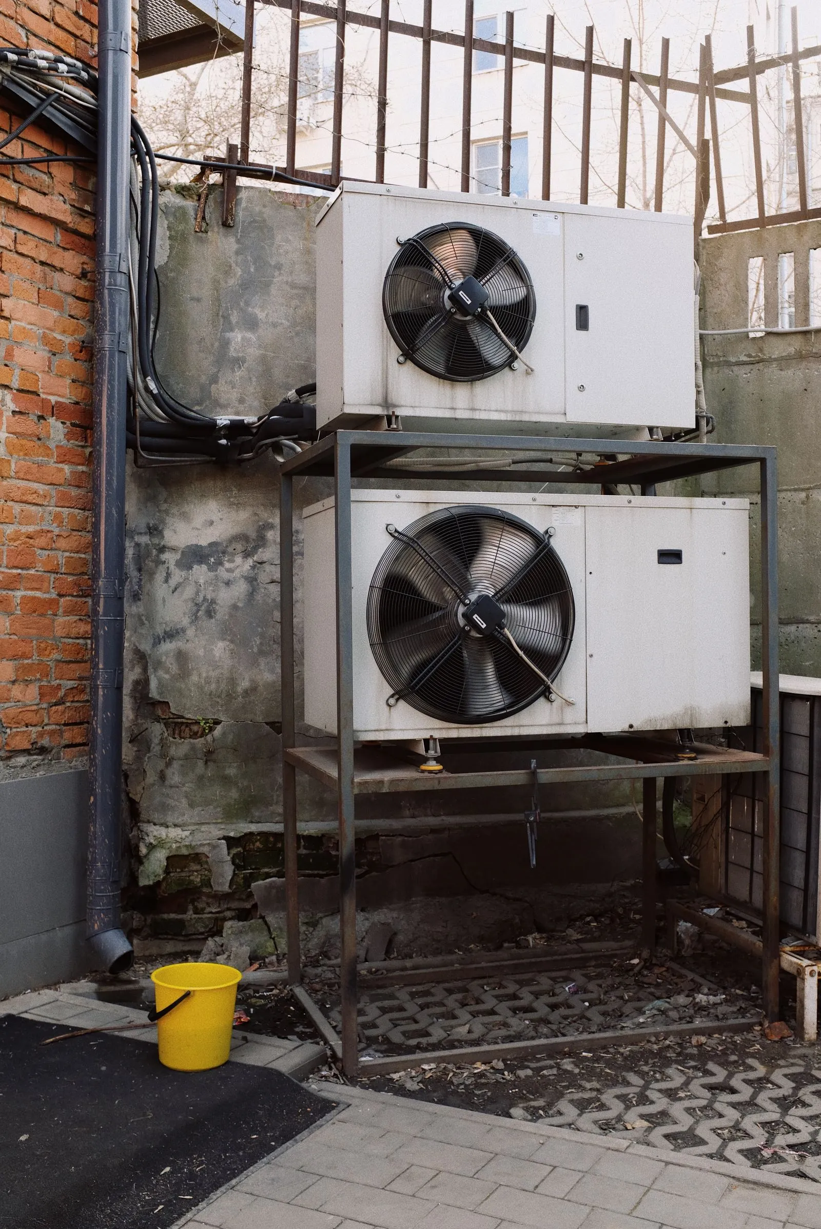 Commercial AC Repair Cave Creek AZ — two industrial air conditioning units mounted outdoors